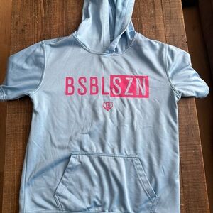 BSBLSZN Light Blue Kids Hoodie